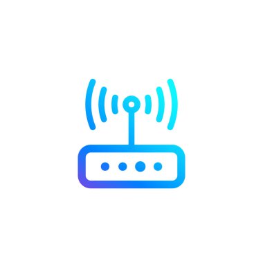 Router icon for web and apps
