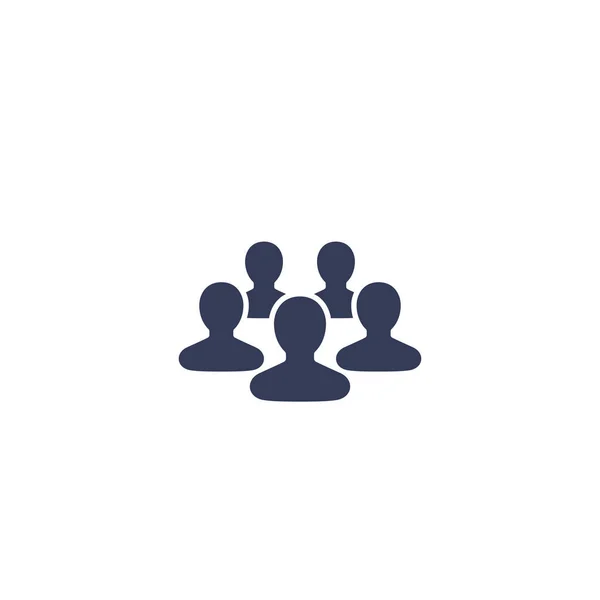 Group icon on white — Stock vektor