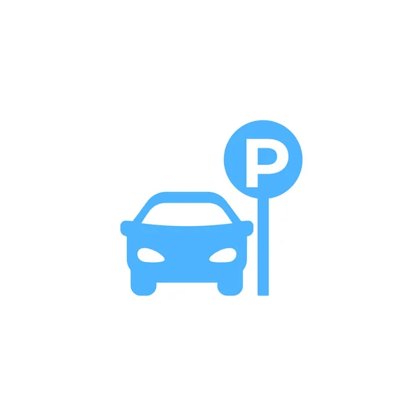 Parking lot icon — Stock Vector