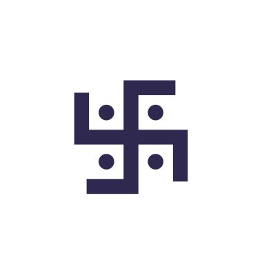 Hindu gamalı haçı, vektör işareti