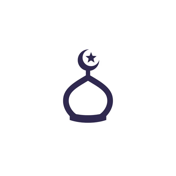 Mecset ikon, vektorjel — Stock Vector