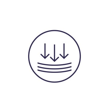 harici basınç simgesi, satır vektörü