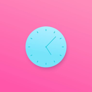 Zaman, vektör tasarımını izle