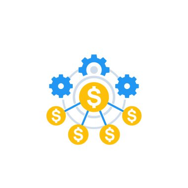 finansal verimlilik simgesi