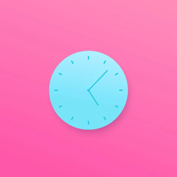 Tiempo, diseño del vector del reloj — Vector de stock