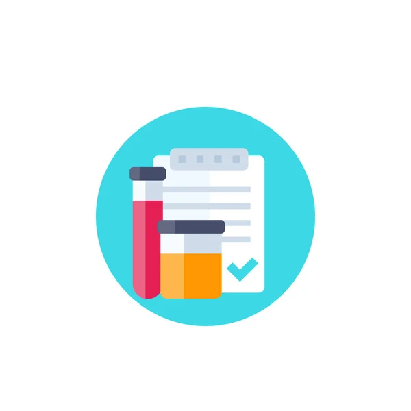 Doping control, urine and blood test vector icon — Stock Illustration Doping control, urine and blood test vector icon Royalty Free Stock Vectors