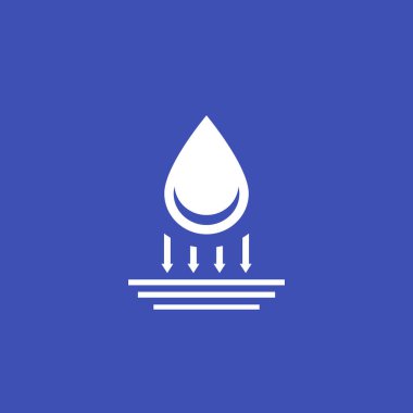 Su geçirmez simge, vektör