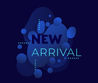 yeni gelen, vektör pankartı tasarımı