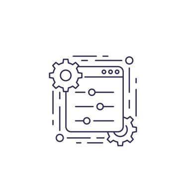 Kontrol paneli, satır simgesi