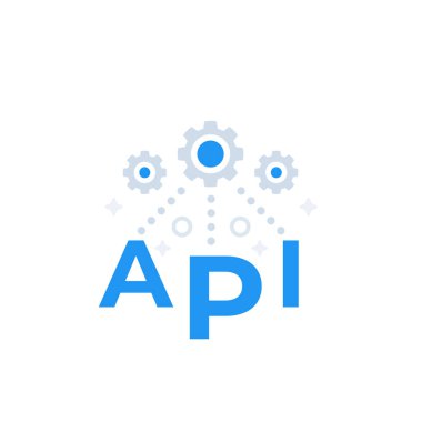 API, application programming interface concept, vector, eps 10 file, easy to edit clipart svg vector 