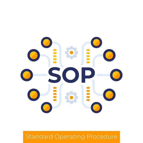 SOP icon, Standard Operating Procedure