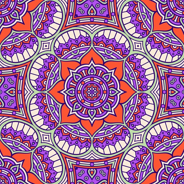 etnik çiçek seamless modeli