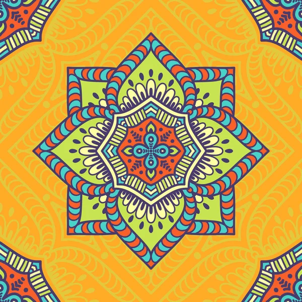 etnik çiçek seamless modeli