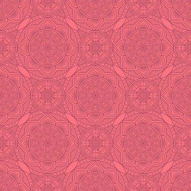 etnik çiçek seamless modeli