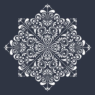 Vektör düğün kartı lazer kesim şablonu