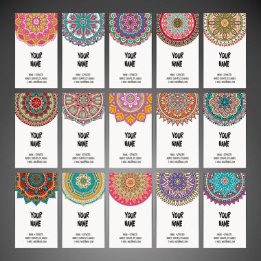 Kartvizit. Vintage dekor elementleri.