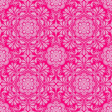 etnik çiçek seamless modeli