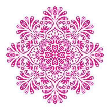 Vektör Hintli Mandala