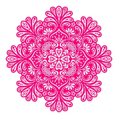 Vektör Hintli Mandala