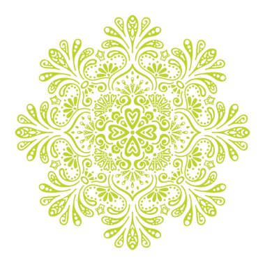 Vektör Hintli Mandala