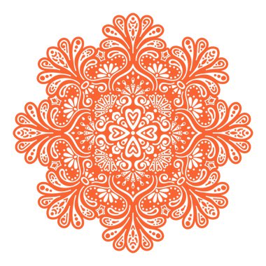 Vektör Hintli Mandala