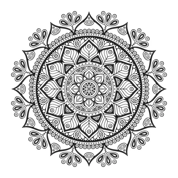 Vetor indiano Mandala — Vetor de Stock