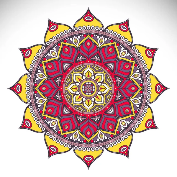 Vektorindian Mandala — Stock vektor