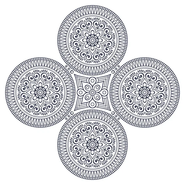 Vector indio Mandala — Vector de stock