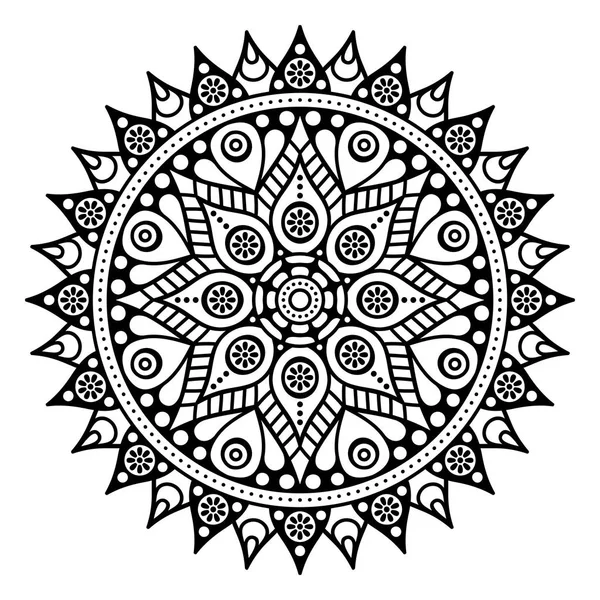 Mandala indien vecteur — Image vectorielle