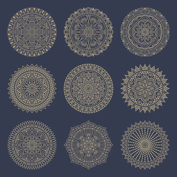 Vektorindian Mandala — Stock vektor