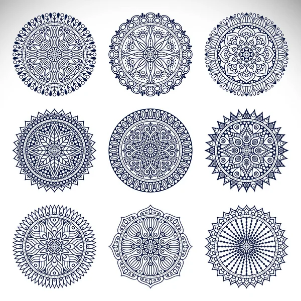 Vector indian Mandala — Vector de stoc