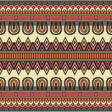 etnik çiçek seamless modeli