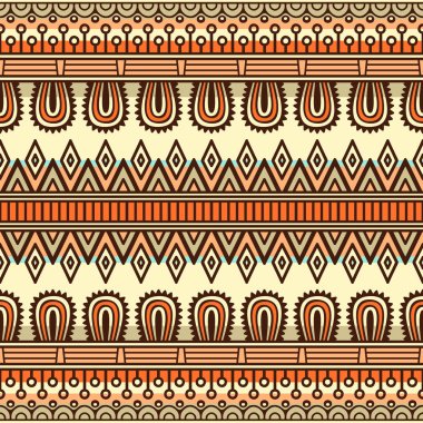 etnik çiçek seamless modeli