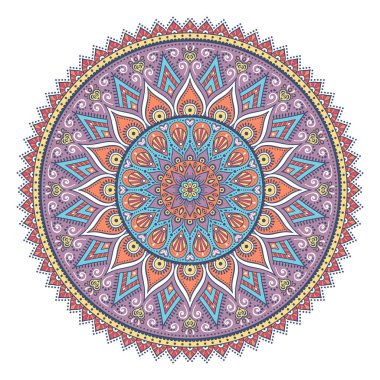 Vektör Hintli Mandala