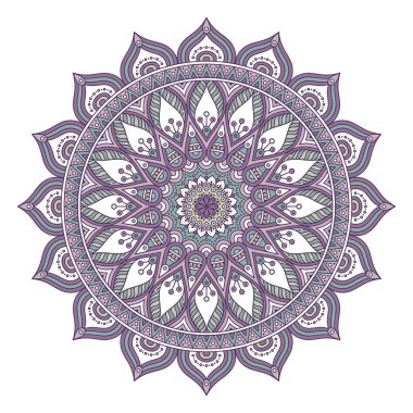 Vektör Hintli Mandala