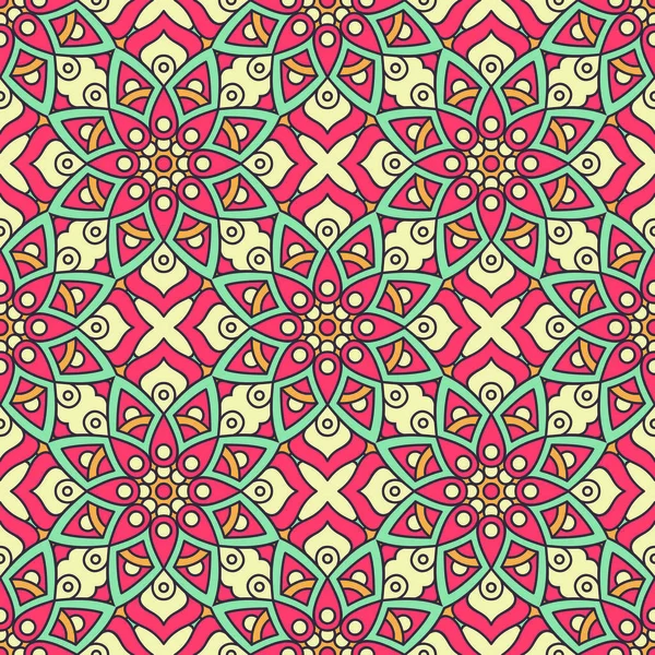 etnik çiçek seamless modeli