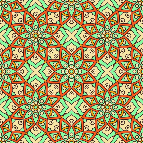 etnik çiçek seamless modeli