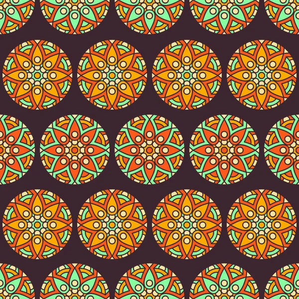 etnik çiçek seamless modeli