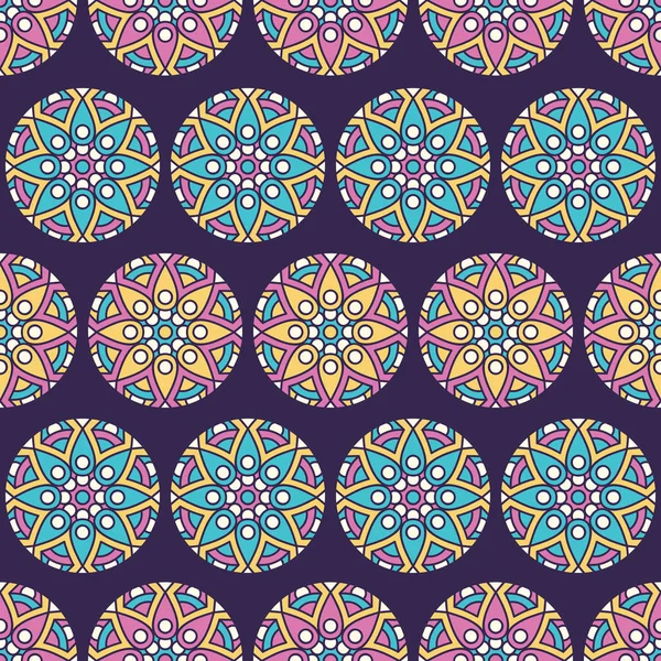 etnik çiçek seamless modeli