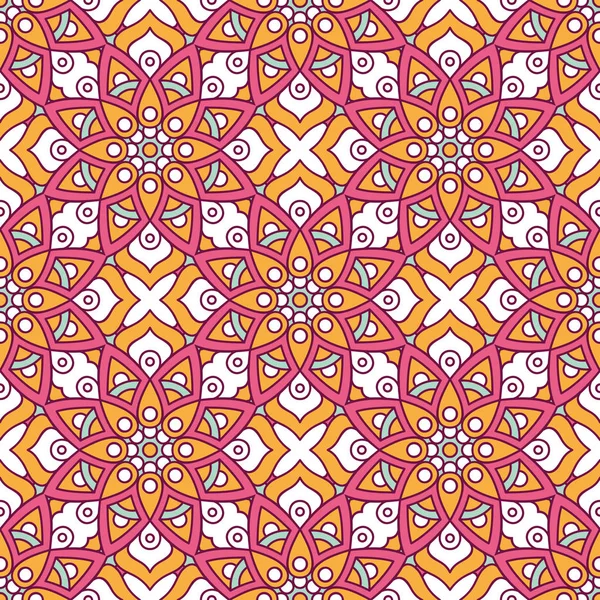 etnik çiçek seamless modeli