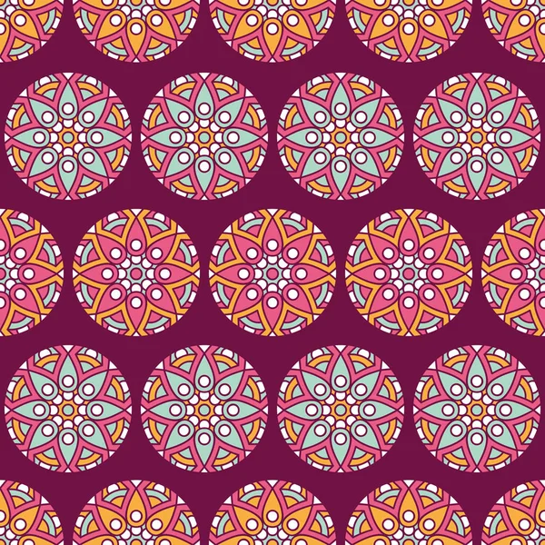 etnik çiçek seamless modeli