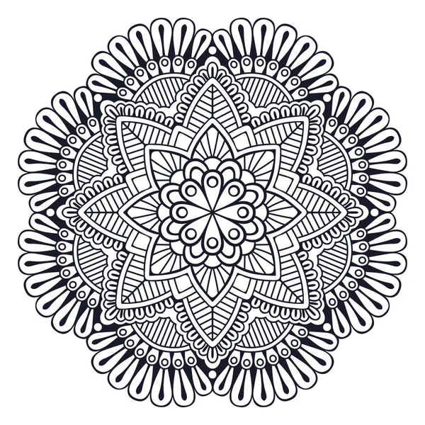 Vektör Hintli Mandala