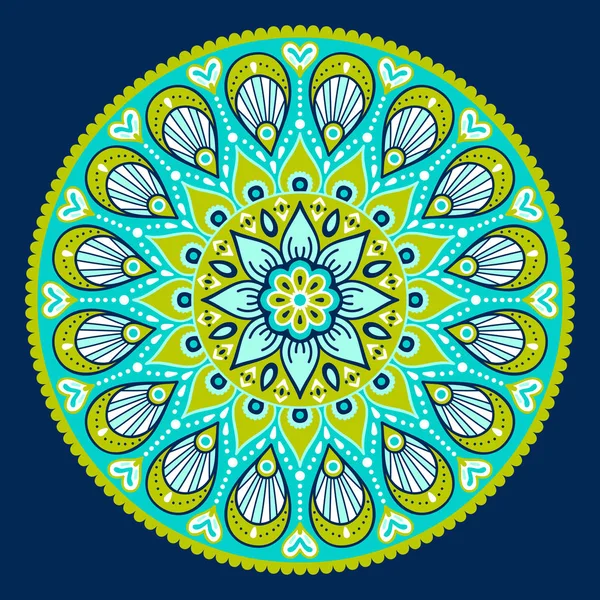 Vektör Hintli Mandala