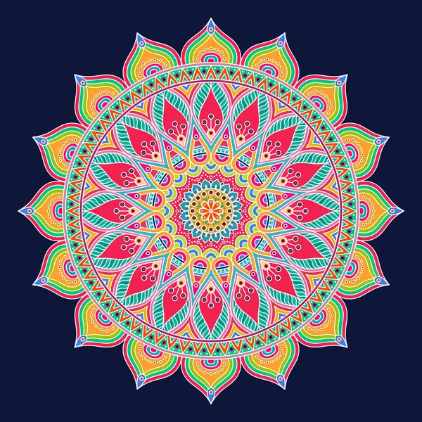 Vector indian Mandala — Stock Vector