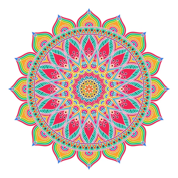 Vektör Hintli Mandala