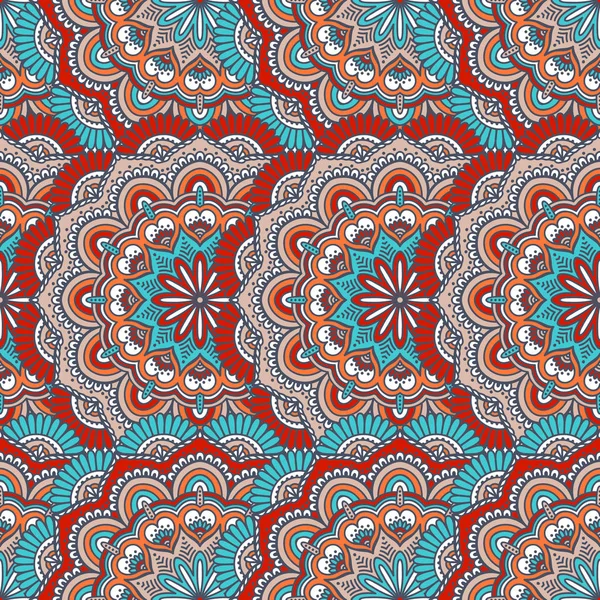 etnik çiçek seamless modeli