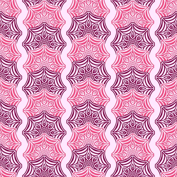 Ethnique floral motif sans couture — Image vectorielle