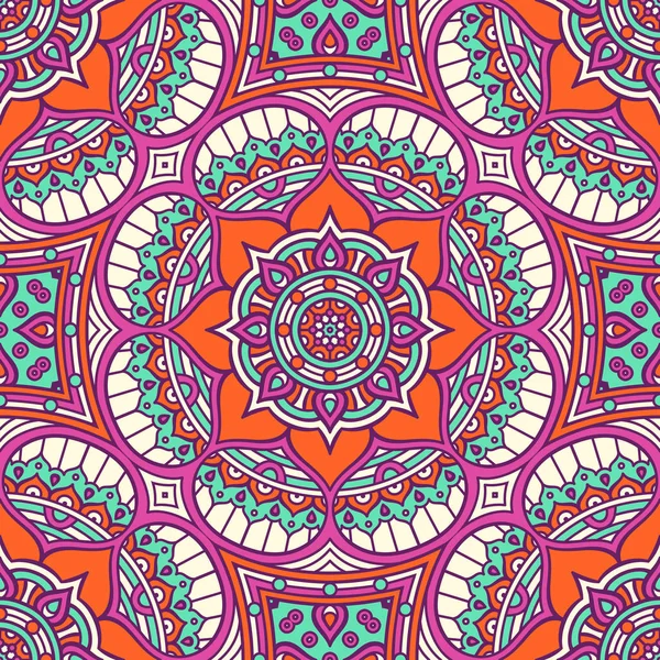 etnik çiçek seamless modeli