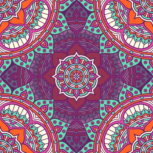 etnik çiçek seamless modeli