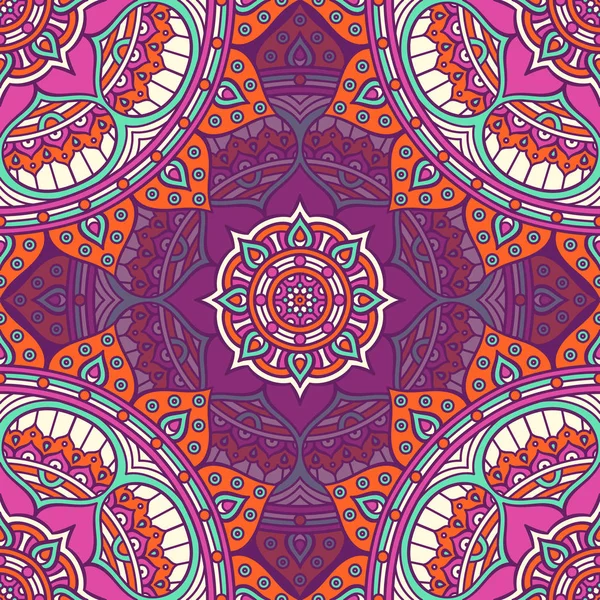 etnik çiçek seamless modeli